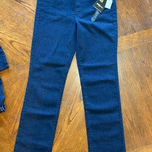 New, GG Jeans, slip-on stretch w/pockets size 12